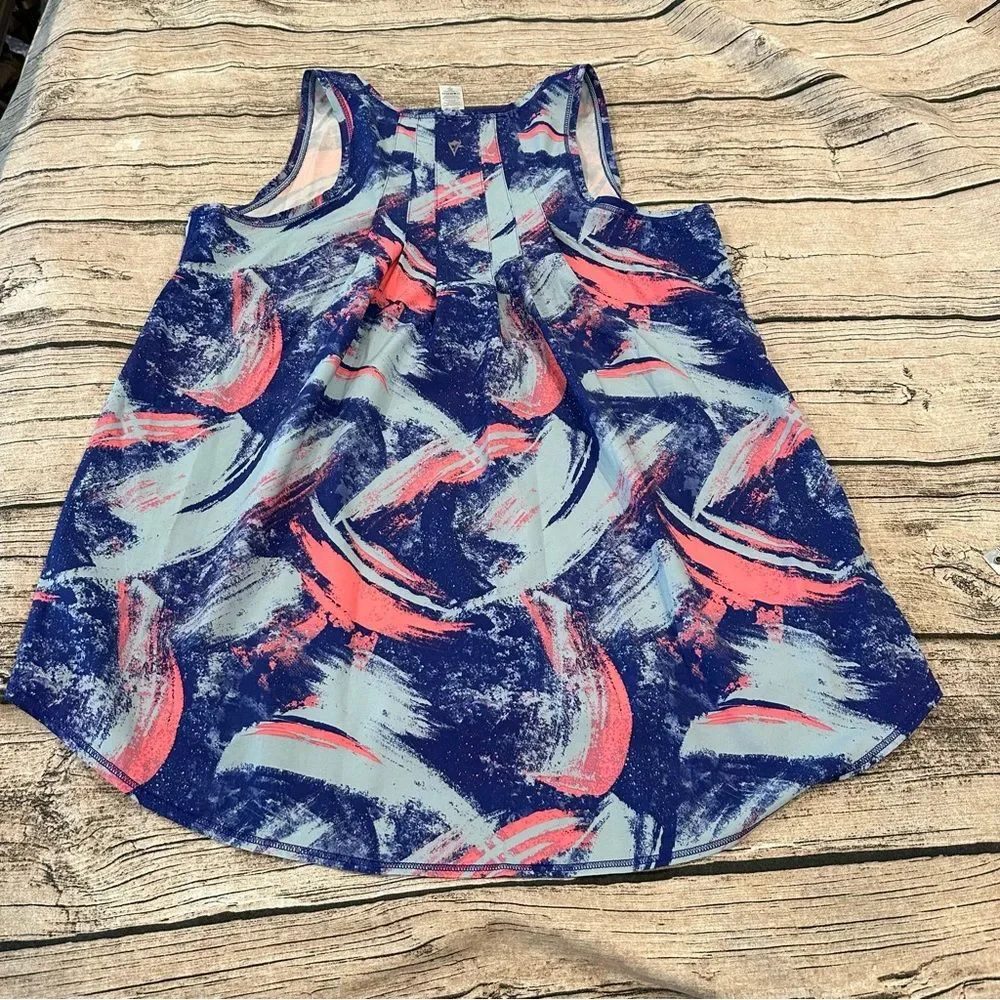 Ivivva Blue and Pink A-Line Tank Top Size 14